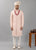 Light Pink Self Stitches Classic Sherwani