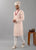 Light Pink Self Stitches Classic Sherwani