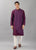 Plum Wine Layered Kurta Set