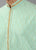 Aqua Green Gold Embroidered Kurta Set