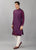 Plum Wine Layered Kurta Set