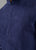 Deep Blue Leaf Art Embroidered Jacket