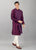 Plum Wine Layered Kurta Set