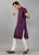 Plum Wine Layered Kurta Set