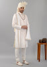 Off White Nirjara Sherwani