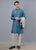 CLASSIC BLUE FRONT OPEN KURTA
