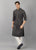 Black Shell-Tux Kurta Set