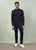 Crush Black Pleated Kurta