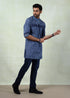 Navy Blue Balance Kurta