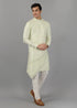 Dusty Pistachio Double Layered Kurta Set