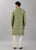 Herb Green Textured Kurta Set