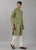 Herb Green Textured Kurta Set