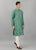 Green Free Hand Floral Kurta Set