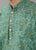 Green Free Hand Floral Kurta Set