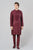 WINE TONAL EMBROIDERY KURTA