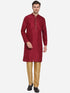 Wine Kurta Set