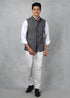 Grey Bandhgala Jacket