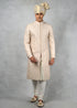 Beige Sherwani