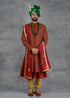 Maroon Sherwani