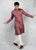 Wine Kurta Set