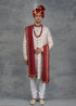 Cream Sherwani