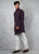 Deep Purple Bandhgala Jacket