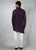 Deep Purple Bandhgala Jacket