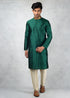 Bottle Green Kurta Set