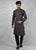 Black & Purple Kurta Set