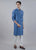 RIBBON BLUE KURTA SET