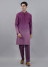 GRAPE WINE KURTA SET
