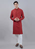 CLASSIC RED KURTA
