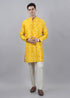 YELLOW BANDHANI KURTA SET