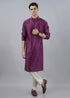 RASPBERRY VERGE KURTA SET