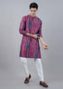 ROUGE PINK TRACE KURTA