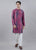 ROUGE PINK TRACE KURTA