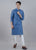 RIBBON BLUE KURTA SET
