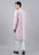 LILAC LEATHER PATCH KURTA