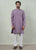 Dusty Lilac Suede Kurta