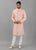 Pink Tonal Embroidered Indowestern
