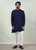 Navy Blue Angular Kurta