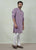 Dusty Lilac Suede Kurta