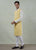 Yellow Prisma Block Print Kurta