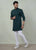 Crush Green Pleated Kurta