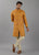 Mustard Yellow Embroidered Kurta Set