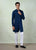 Constructed Deep Teal Kurta