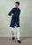 Constructed Deep Teal Kurta