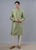 OLIVE GREEN  MULTI WEAVE KURTA