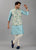 Fog Grey Blue Tropical Jacket