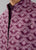 Wine Pink Tonal Geometric Embroidered Jacket